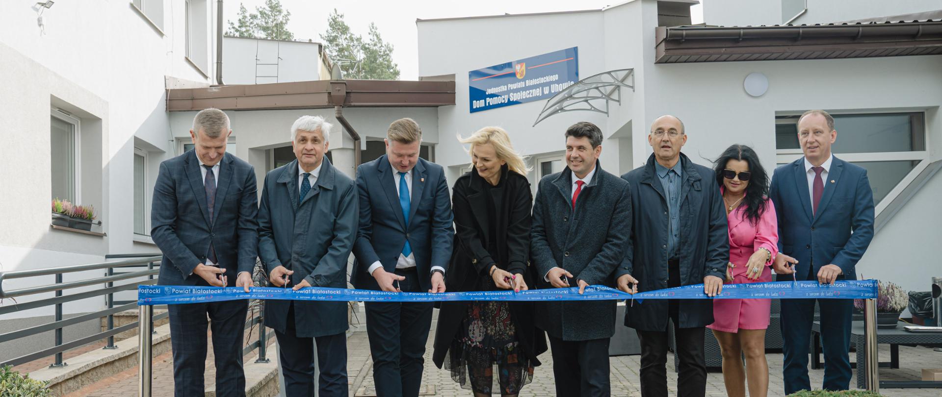 Otwarcie wyremontowanego Domu Pomocy Społecznej w Uhowie