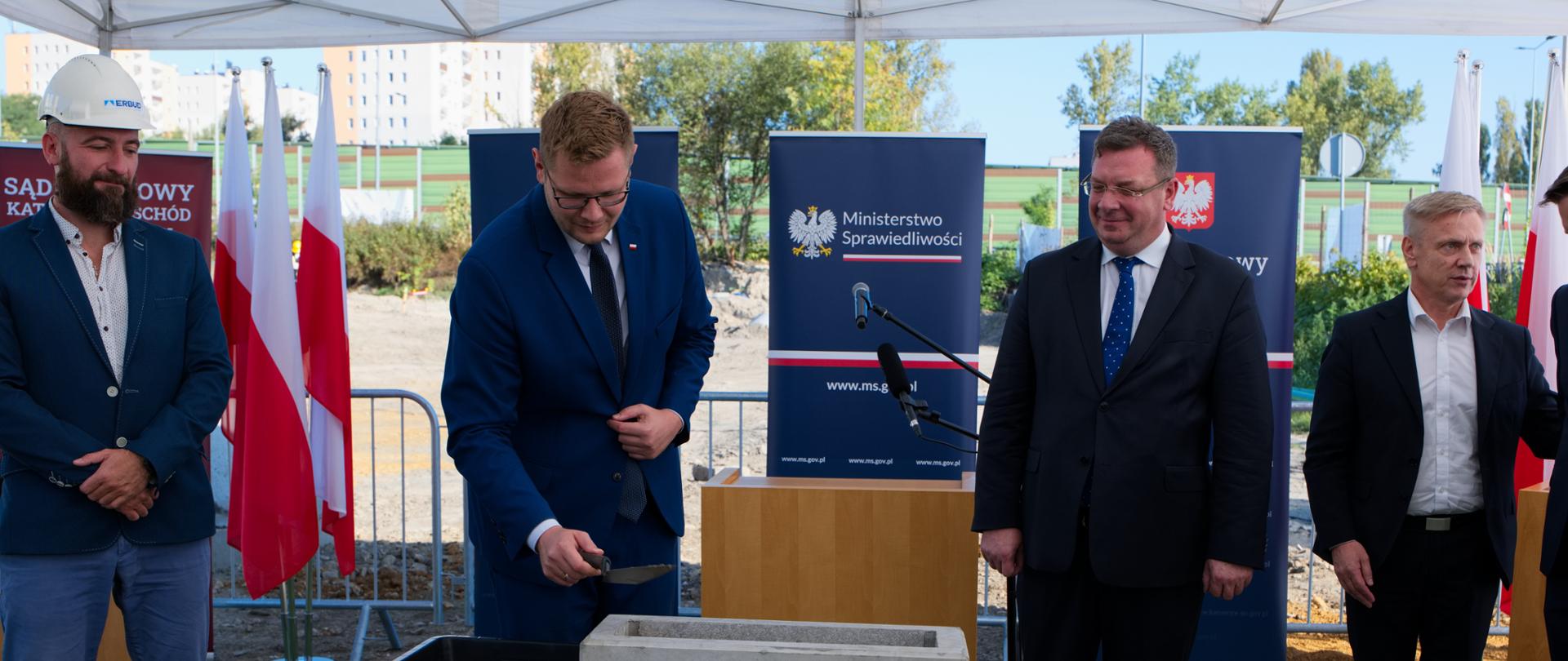 Akt erekcyjny pod budowę Sądu Rejonowego Katowice-Wschód