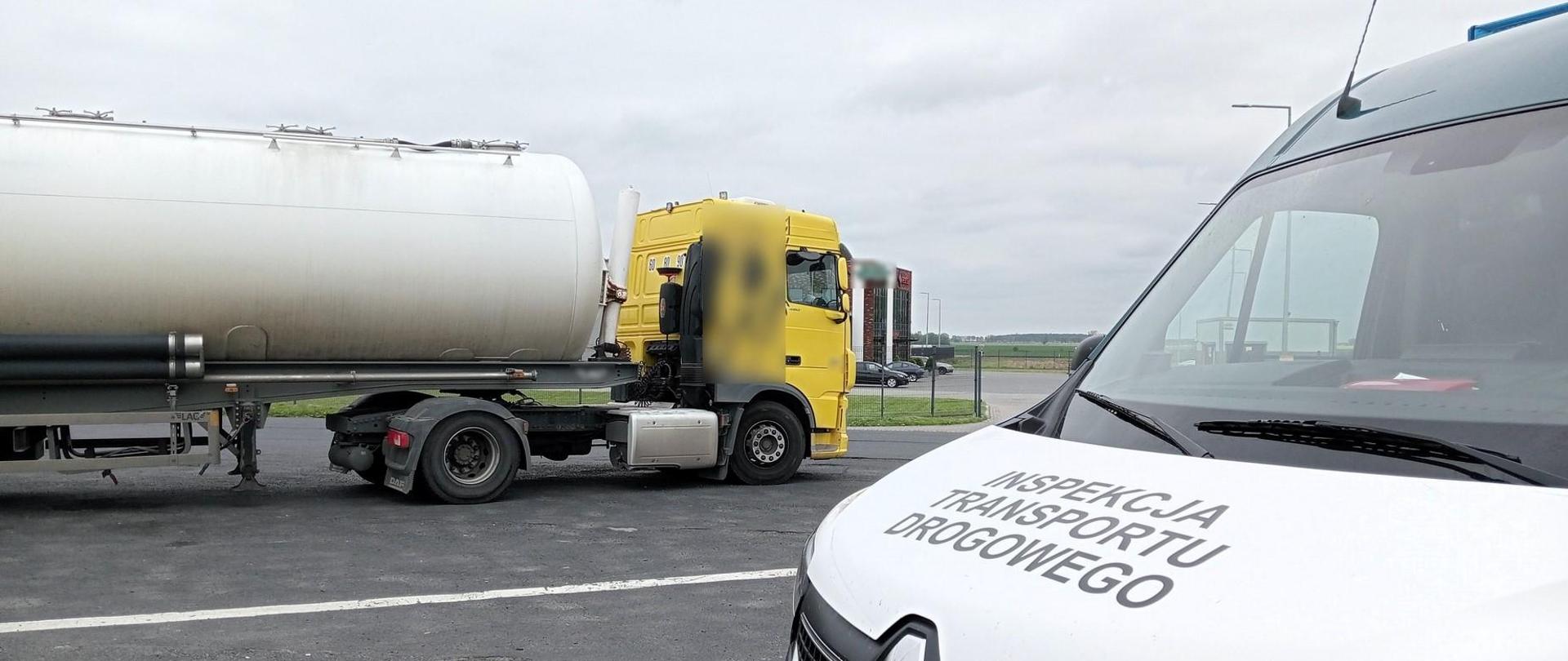 Zły stan techniczny naczepy ciężarowej stwierdzili inspektorzy z Leszna 
