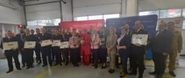 Uroczyste wręczenie promes dla jednostek Ochotniczych Straży Pożarnych z terenu powiatu obornickiego 