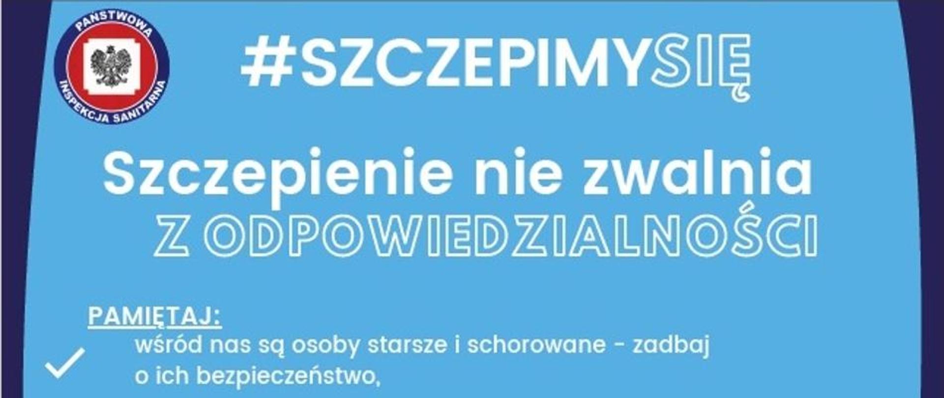 Zdjęcie przedstawia ulotkę dot. szczepienia przeciwko Covid-19