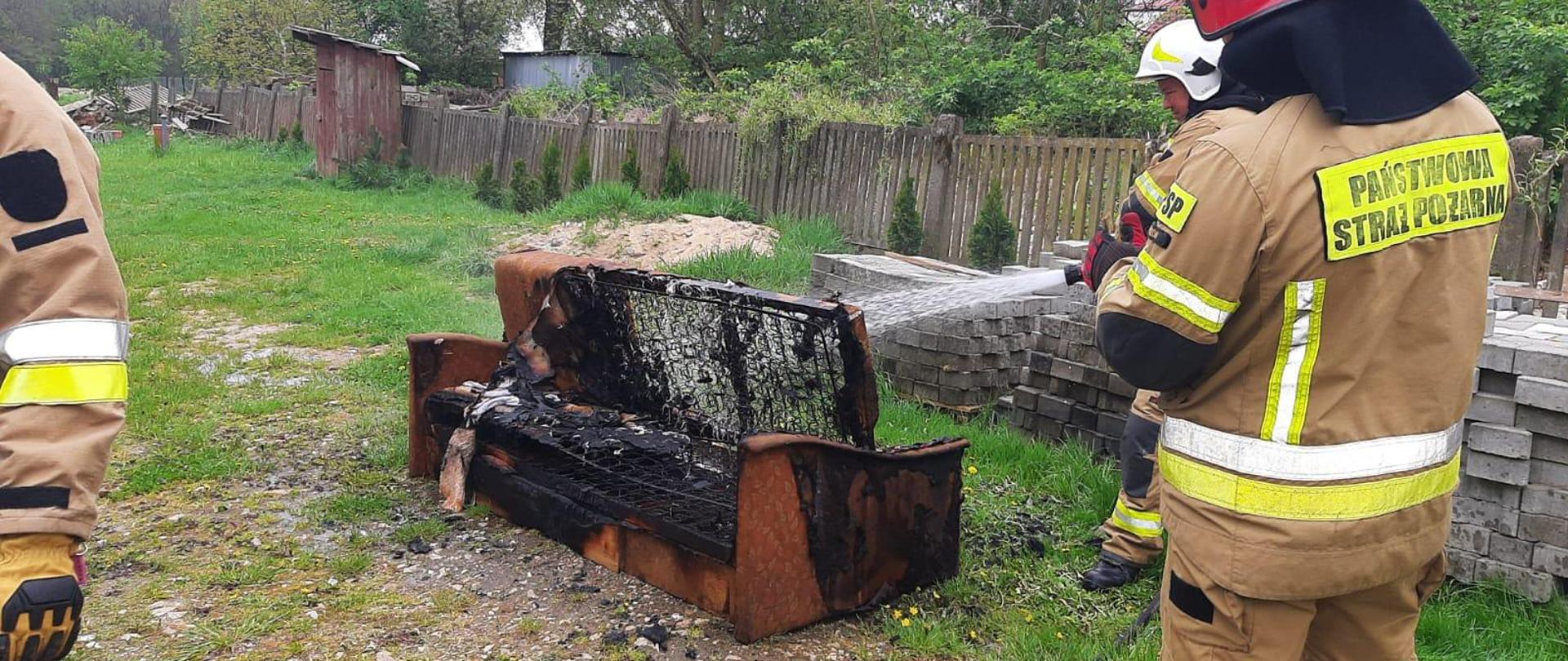 Pożar budynku w miejscowości Przecławka 2