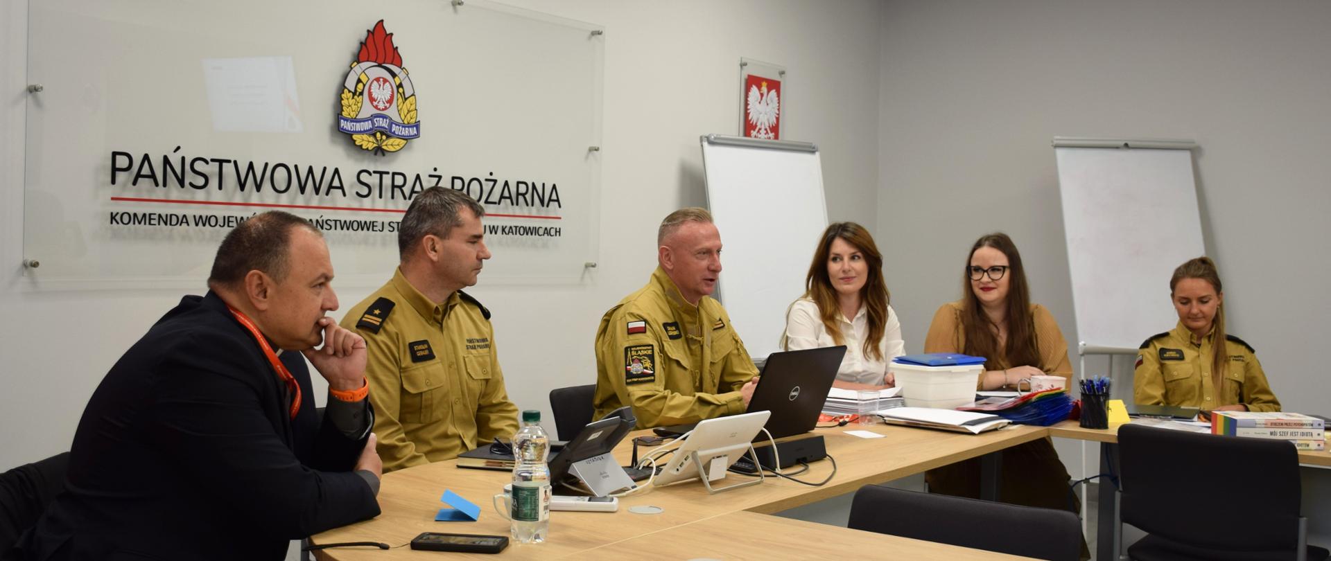 Spotkanie pracowników sekretariatów jednostek PSP województwa śląskiego