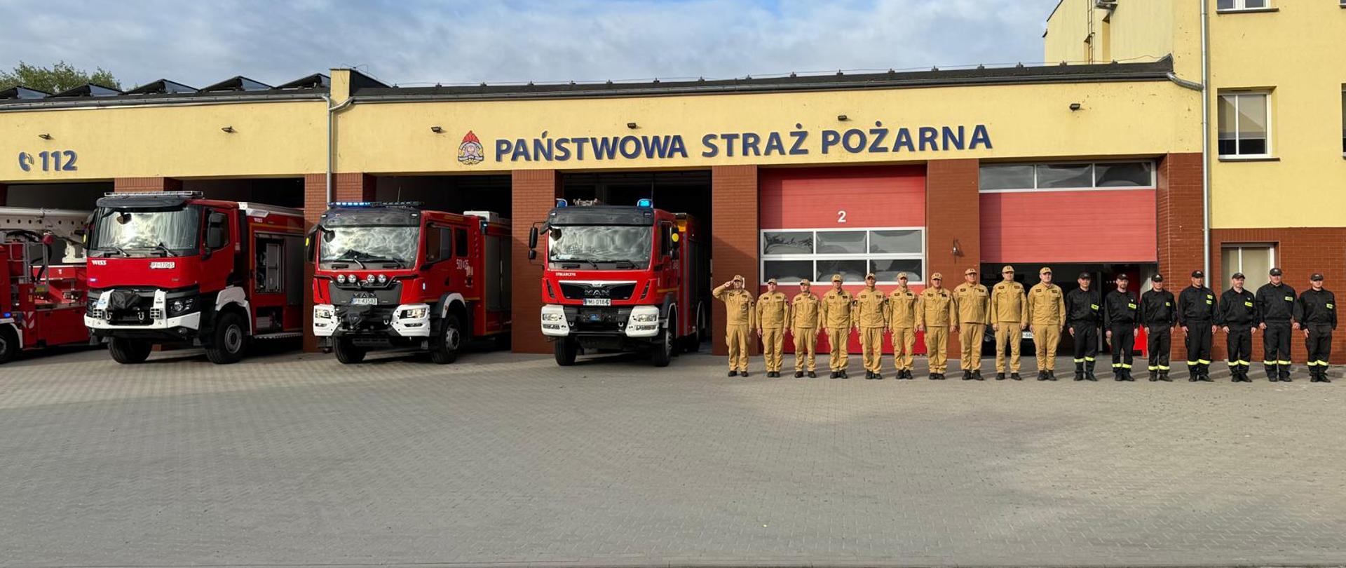 Hołd poznańskim strażakom