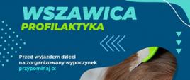 Dziewczynka przeczesuje włosy gęstym grzebieniem