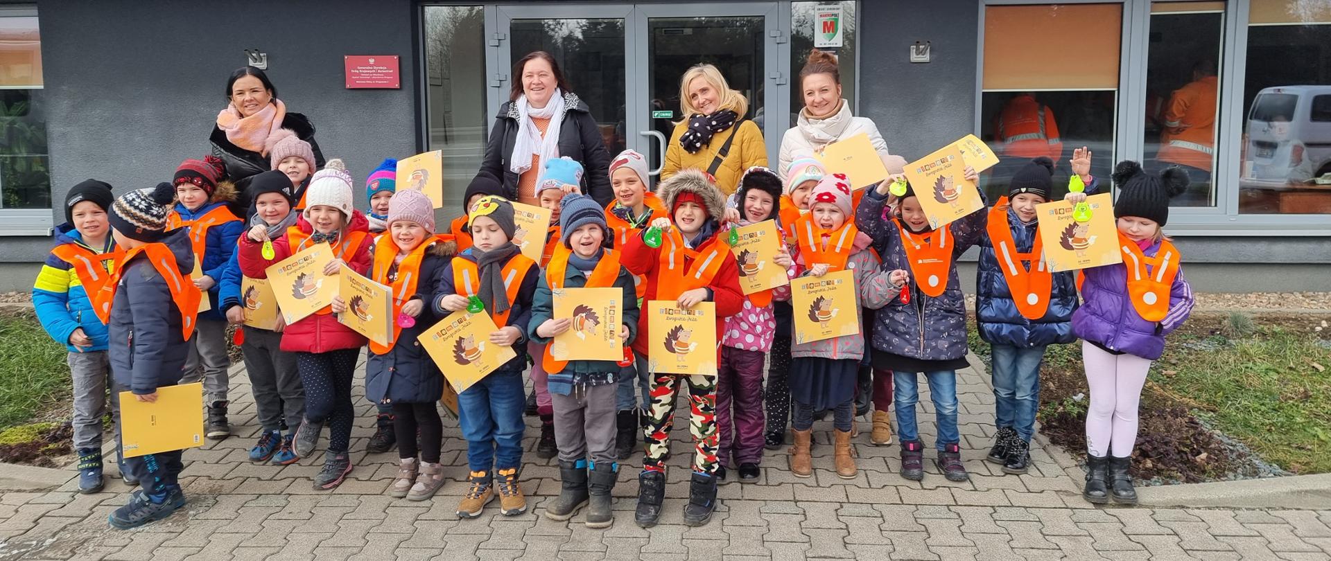 Przedszkolaki w Laboratorium Drogowym