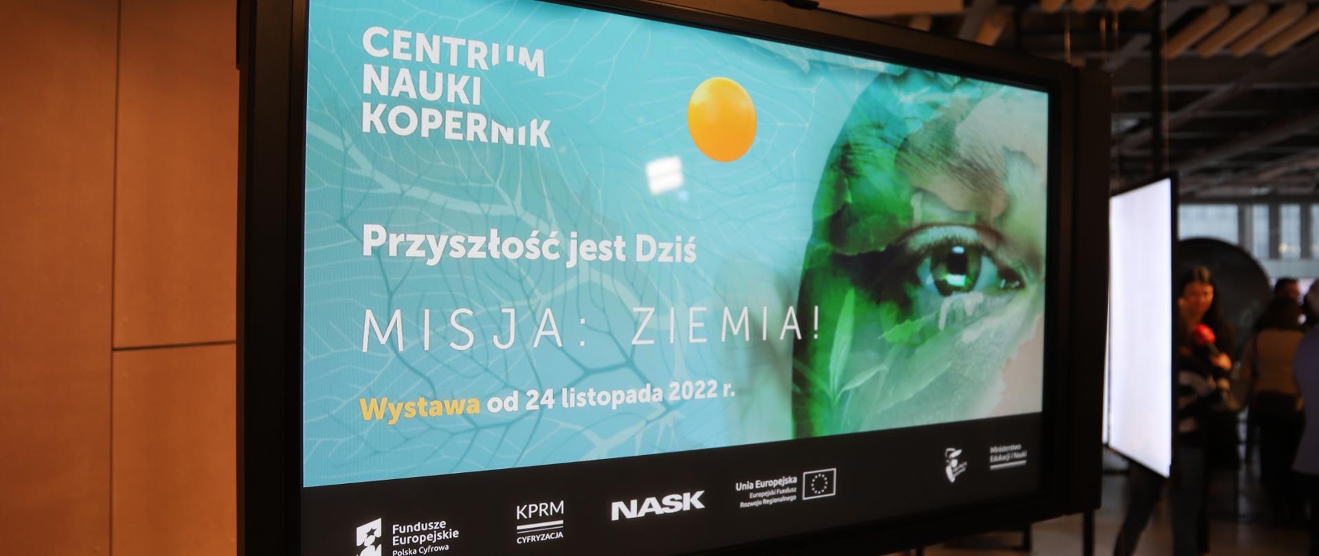 Otwarcie wystawy Przyszłość jest dziś: Misja Ziemia w Centrum Nauki Kopernik