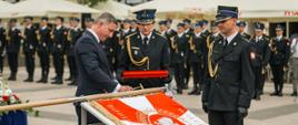Obchody Dnia Strażaka - nadanie sztandaru Komendzie Miejskiej PSP w Rybniku i 150-lecie Rybnickiej Straży Pożarnej