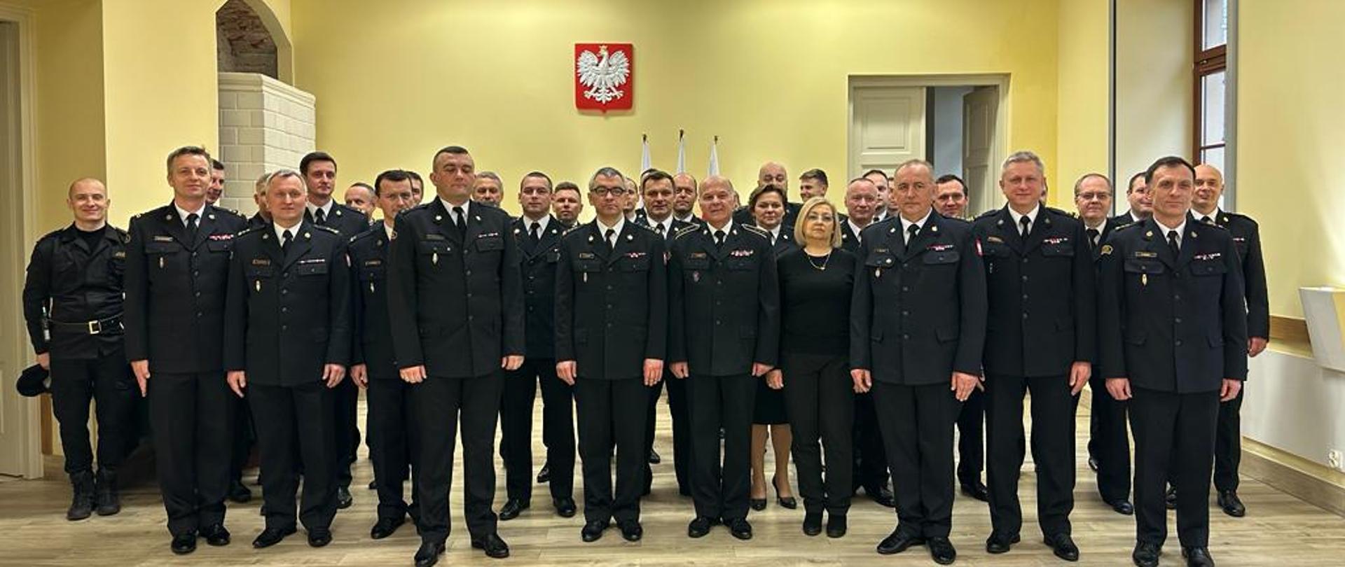 Uroczysta zbiórka w KM PSP m.st. Warszawy - zmiany kadrowe