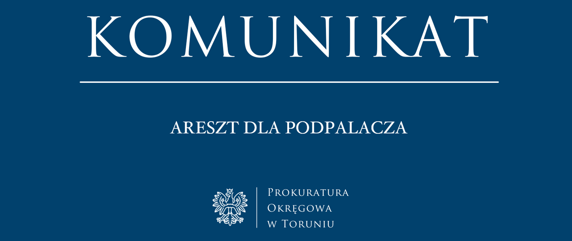 Areszt dla podpalacza