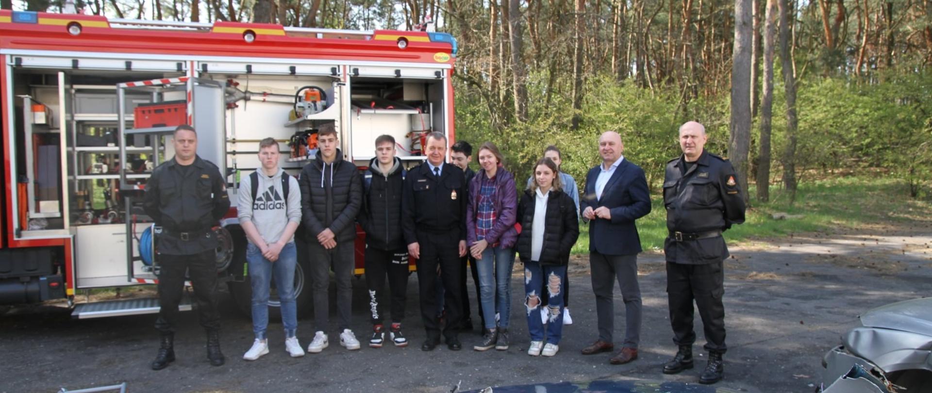 Szkolenie dla Młodzieżowej Drużyny Pożarniczej OSP z ZSCKR ze Starego Brześcia