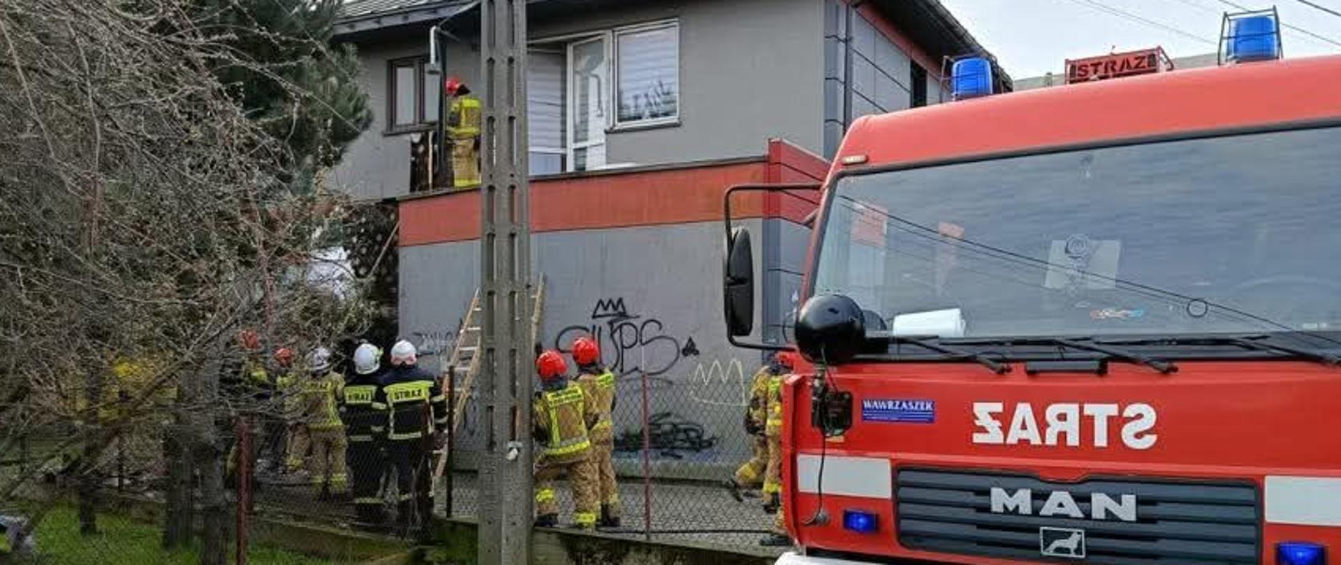 Pożar na zapleczu sklepu „Żabka” 