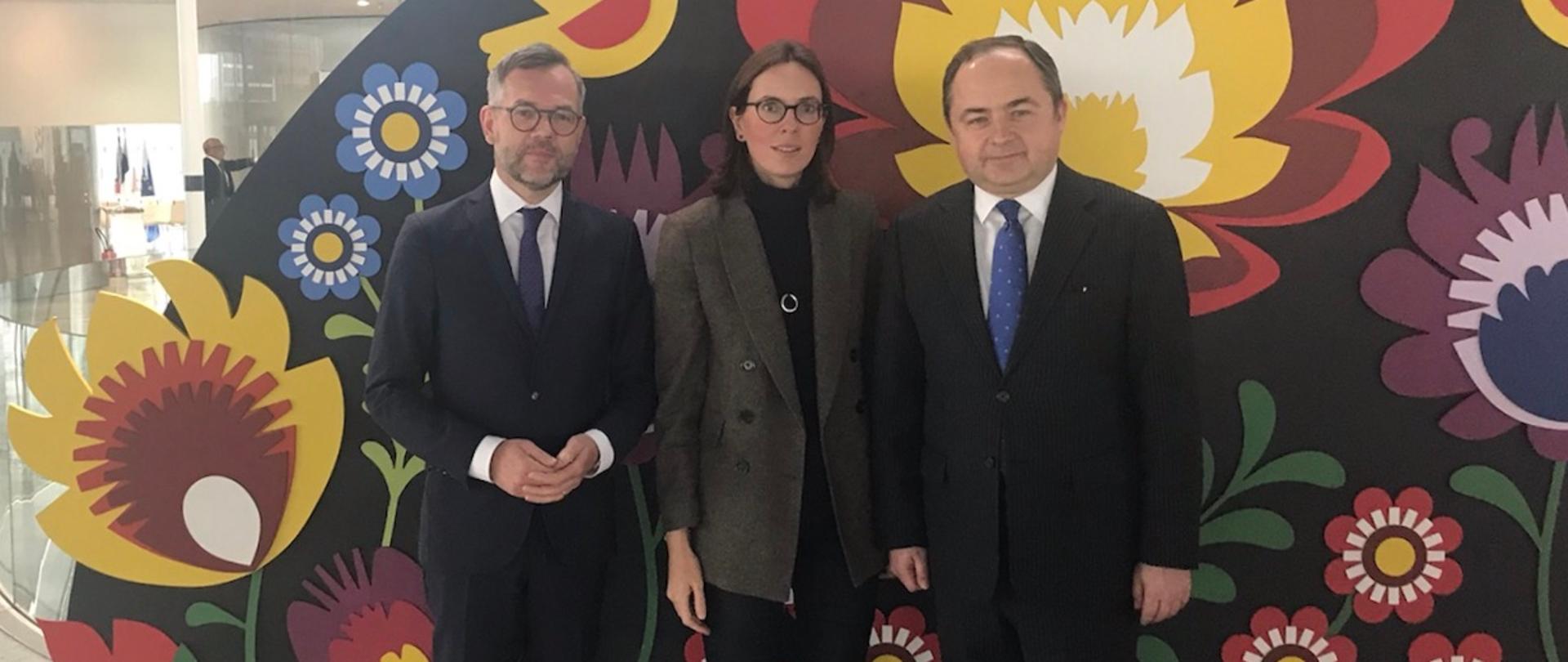 Le ministre Konrad Szymański à la réunion des ministres des Affaires européennes du Triangle de Weimar