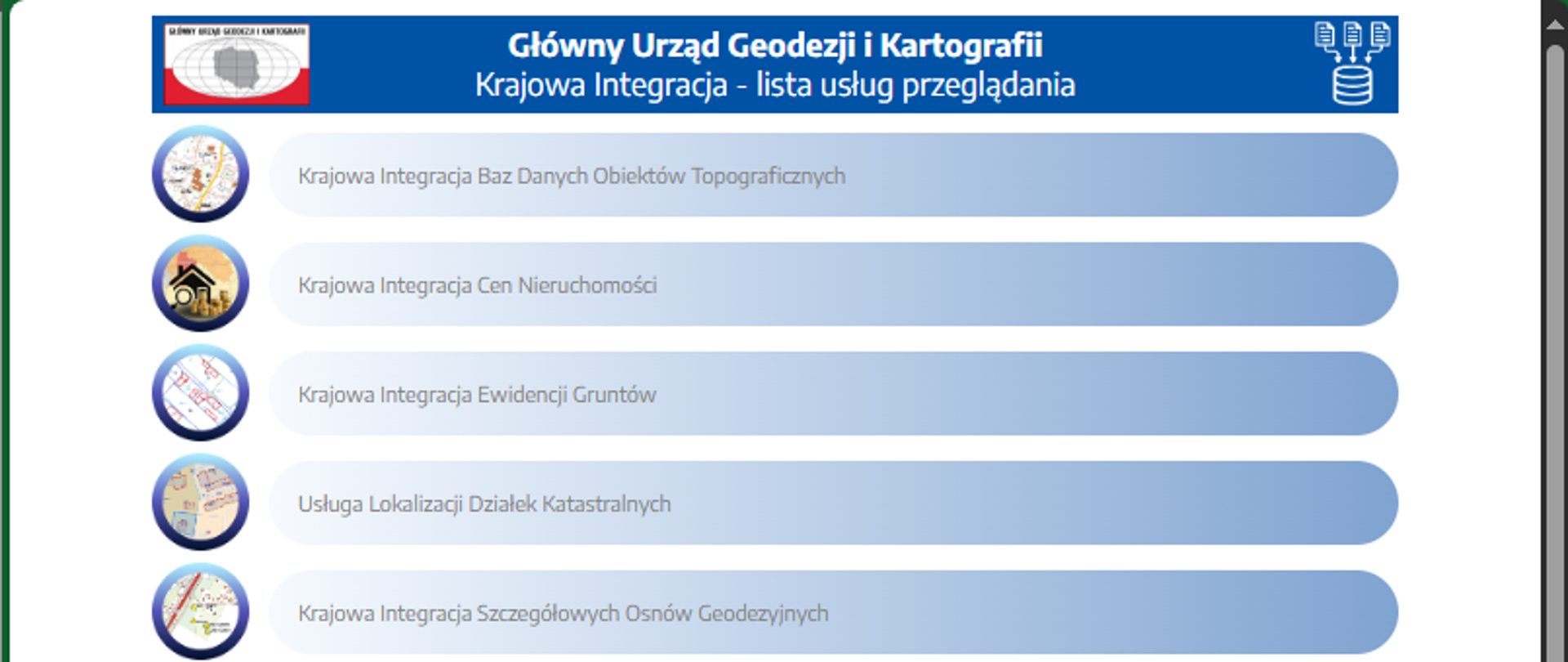 Usługi krajowej integracji