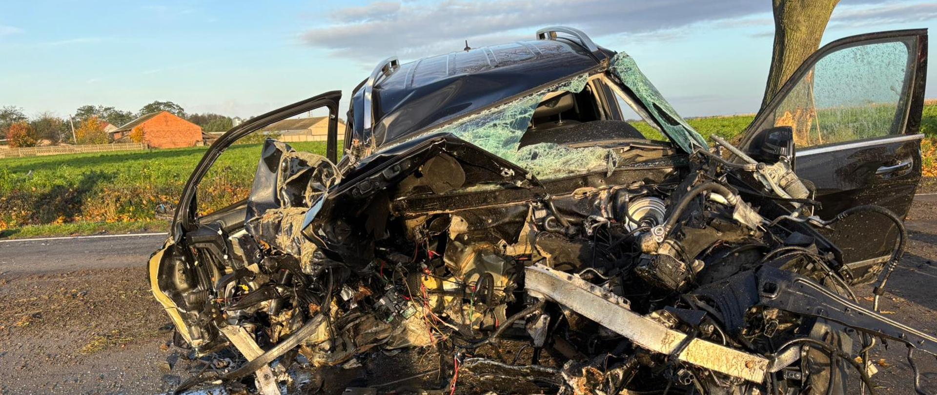 Wypadek drogowy na DW 471