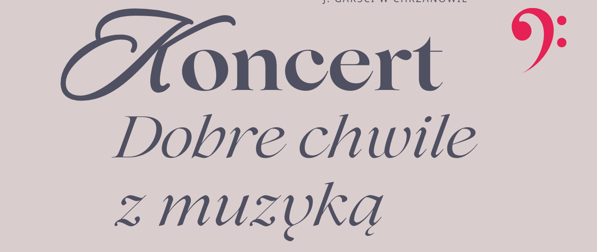 Afisz na Koncert, 27 września 2025, napis informacyjny na kolorowym tle.