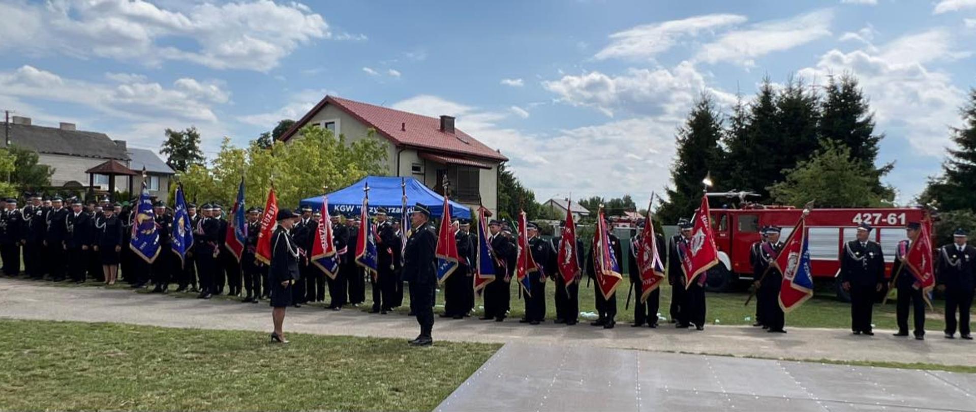 100-lecie OSP w Przykorach w powiecie garwolińskim