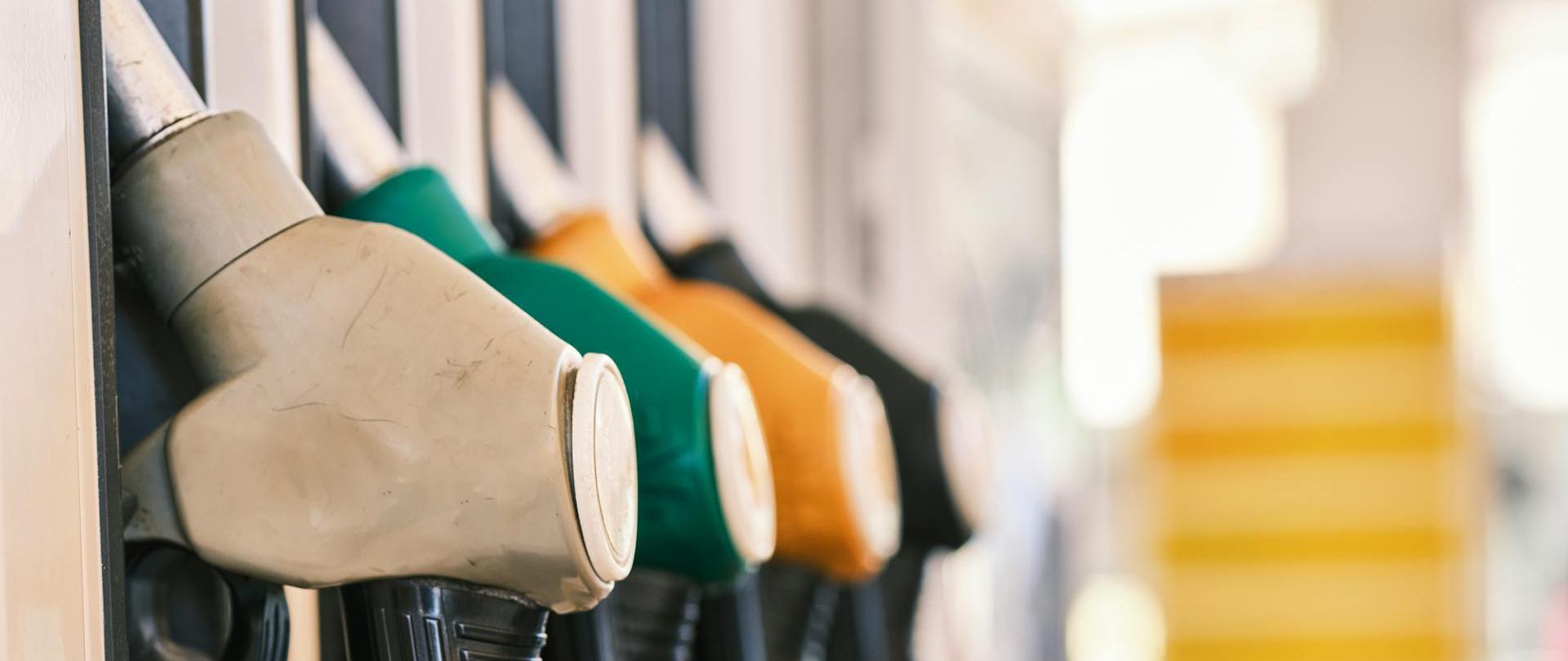 Dystrybutor z paliwem.