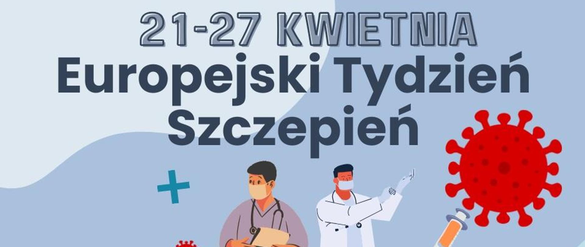Europejski tydzień Szczepień plakat 