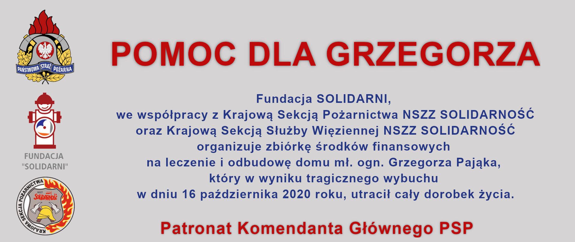 Infografika – Pomoc dla Grzegorza