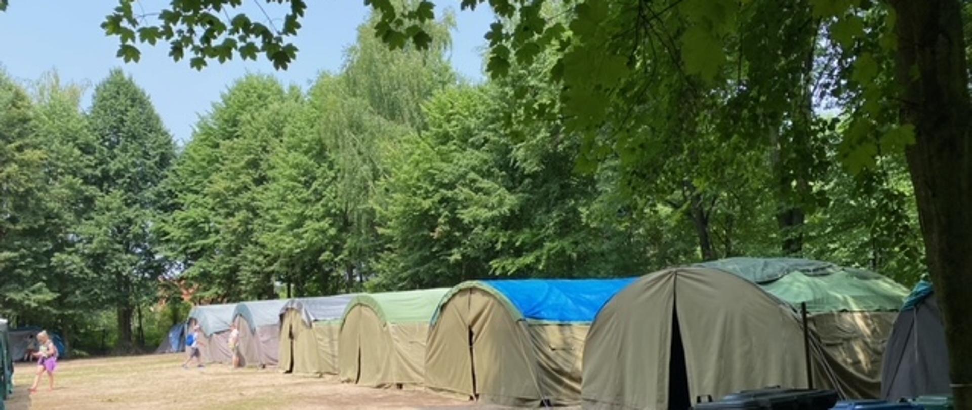 Letni wypoczynek dzieci i młodzieży na obozach pod namiotami