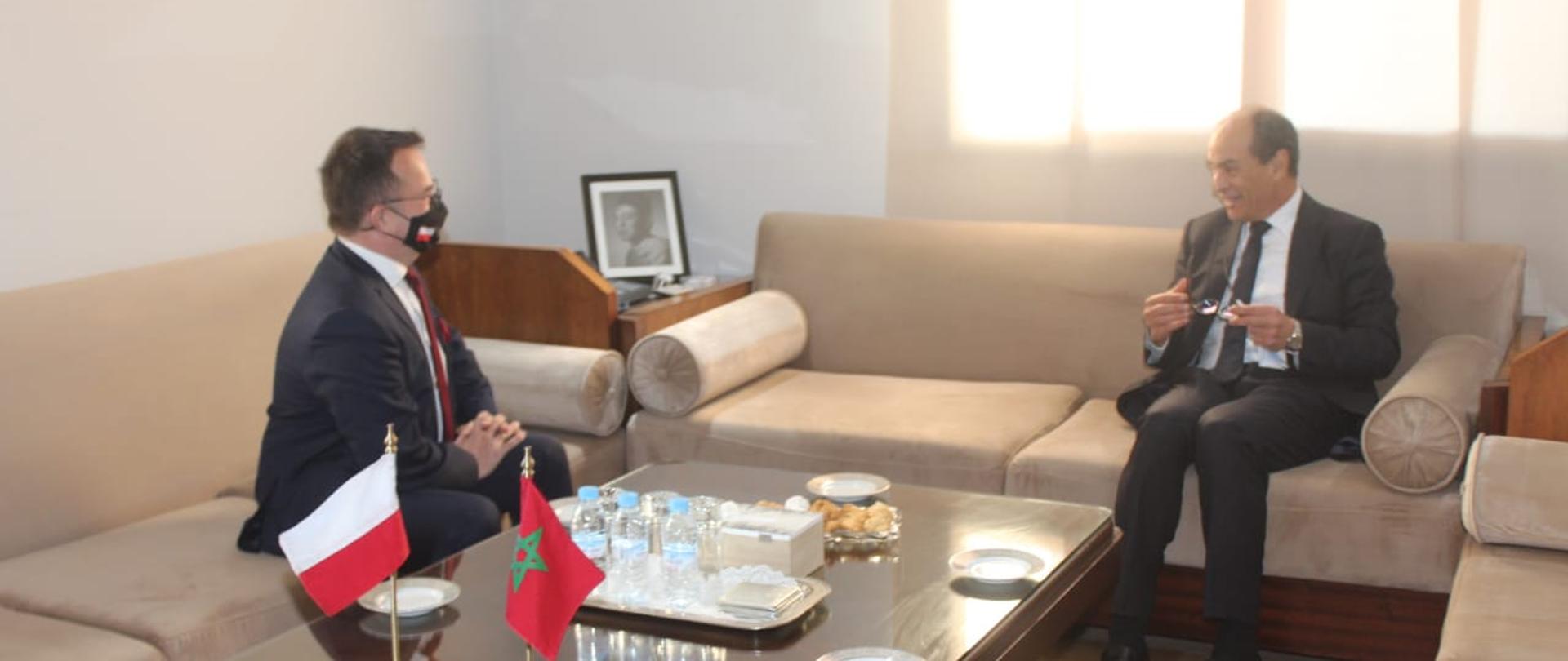 L'Ambassadeur de Pologne au Maroc en visite chez le Wali de la région Casablanca-Settat
