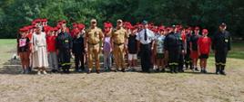 Odwiedziny Mazowieckiego Komendanta Wojewódzkiego nadbryg. Artura Gonery na obozie Młodzieżowych Drużyn Pożarniczych z terenu powiatu legionowskiego