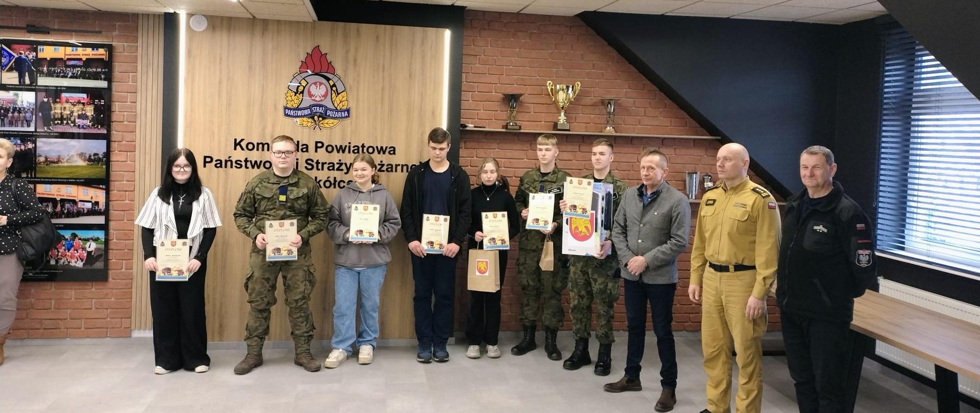 Eliminacje Powiatowe 47. Ogólnopolskiego Turnieju Wiedzy Pożarniczej „Młodzież Zapobiega Pożarom” w Sokółce