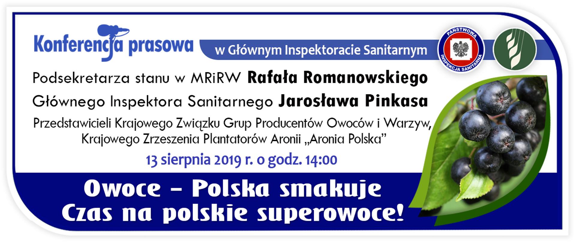 Infografika - konferencja prasowa