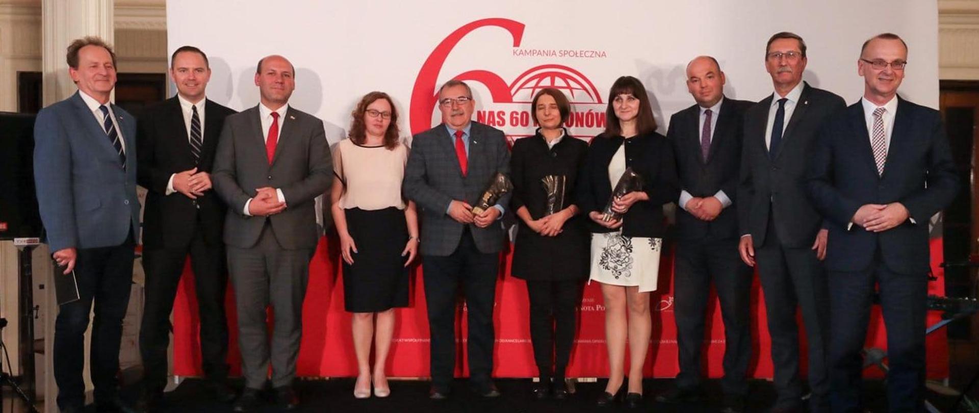 Gala wręczenia Nagrody dla nauczycieli im. Grażyny Langowskiej z udziałem kierownictwa MEiN