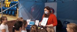 Punkt informacyjno - edukacyjny na Hali Arena 
