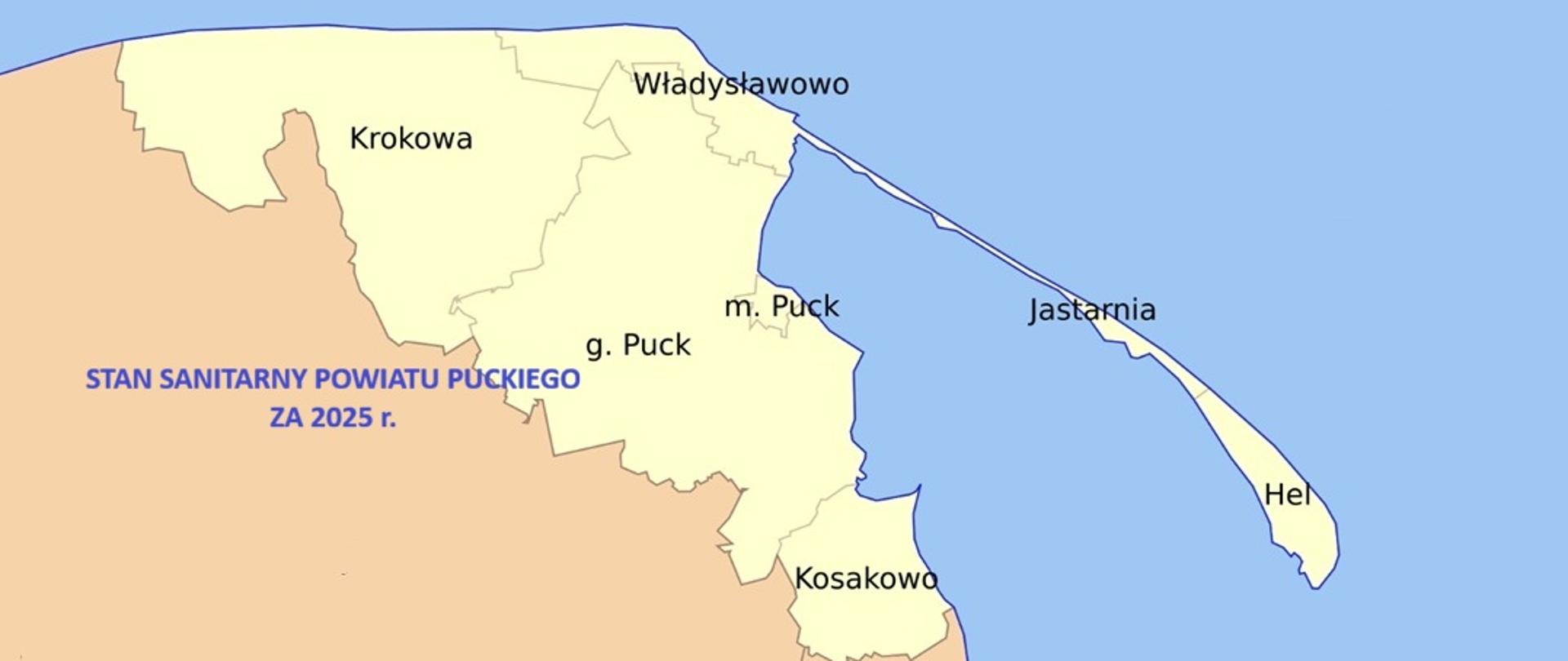 Stan sanitarny Powiatu Puckiego za 2025r