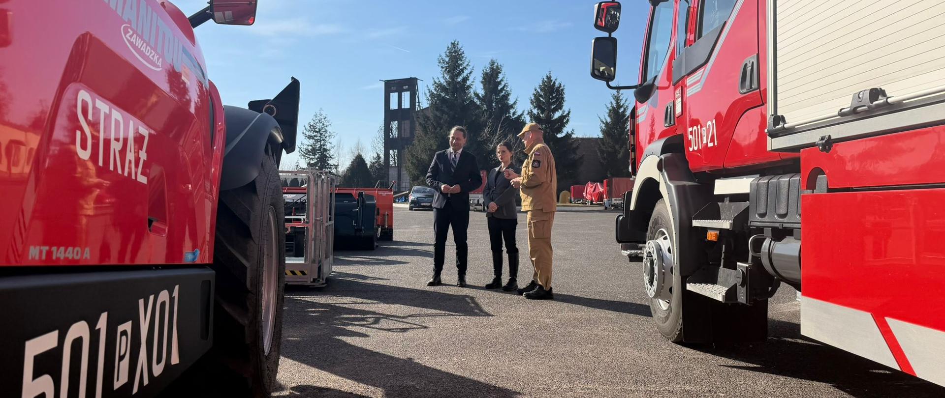 Wizyta Wojewody w międzychodzkiej komendzie