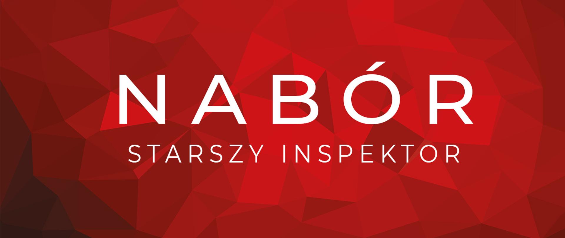 Nabór na stanowisko starszy inspektor