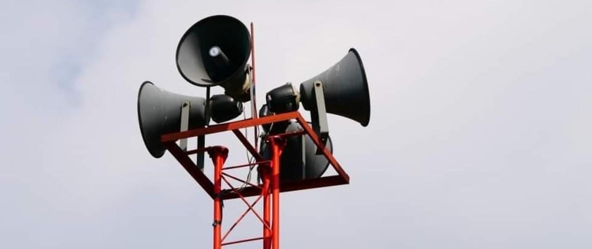 Zdjęcie głośników - systemy alarmowania