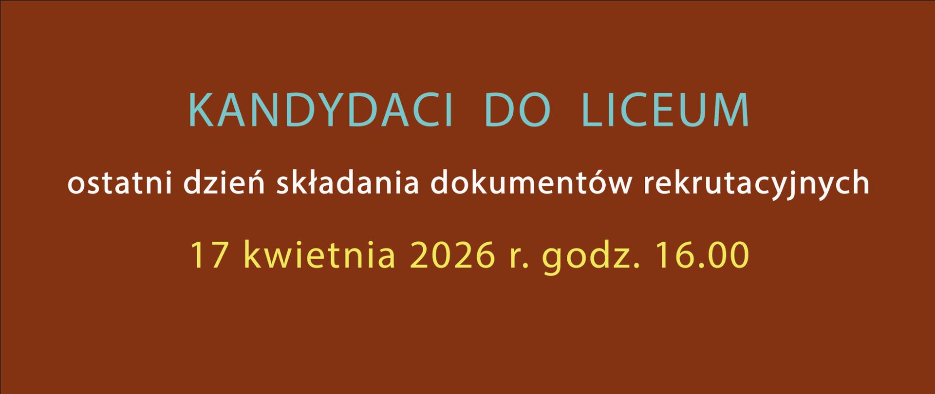 Informacja dot. rekrutacji do PLSP w Łodzi