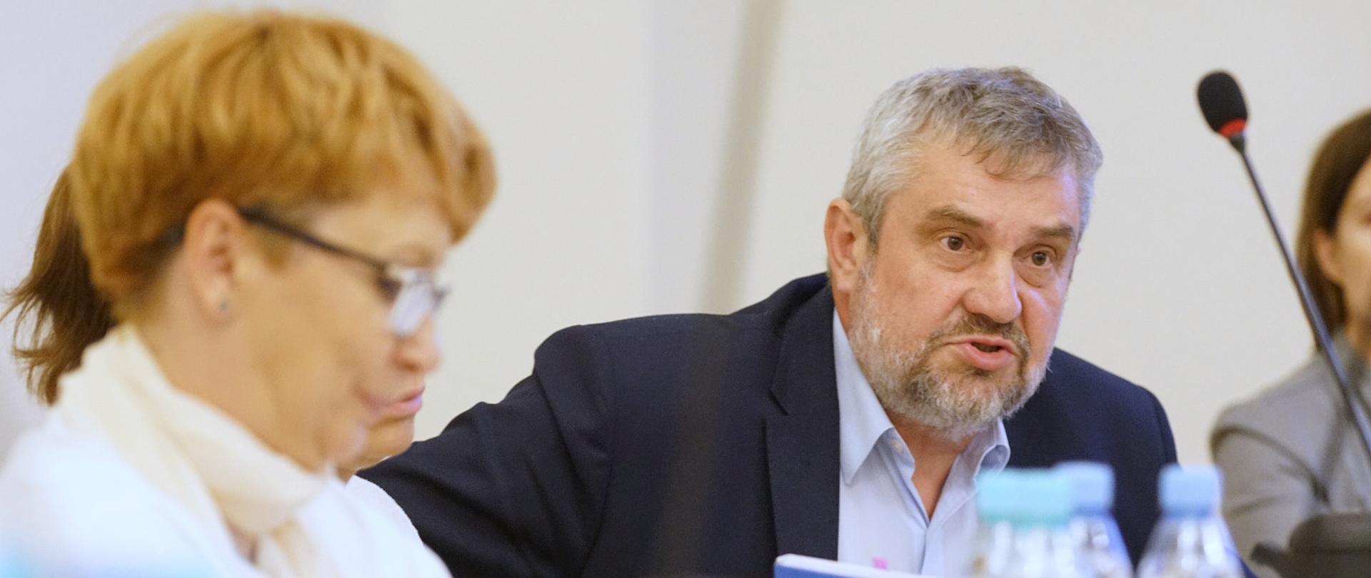 Minister J.K. Ardanowski podczas spotkania Rady ds. Rozwoju Hodowli Koni