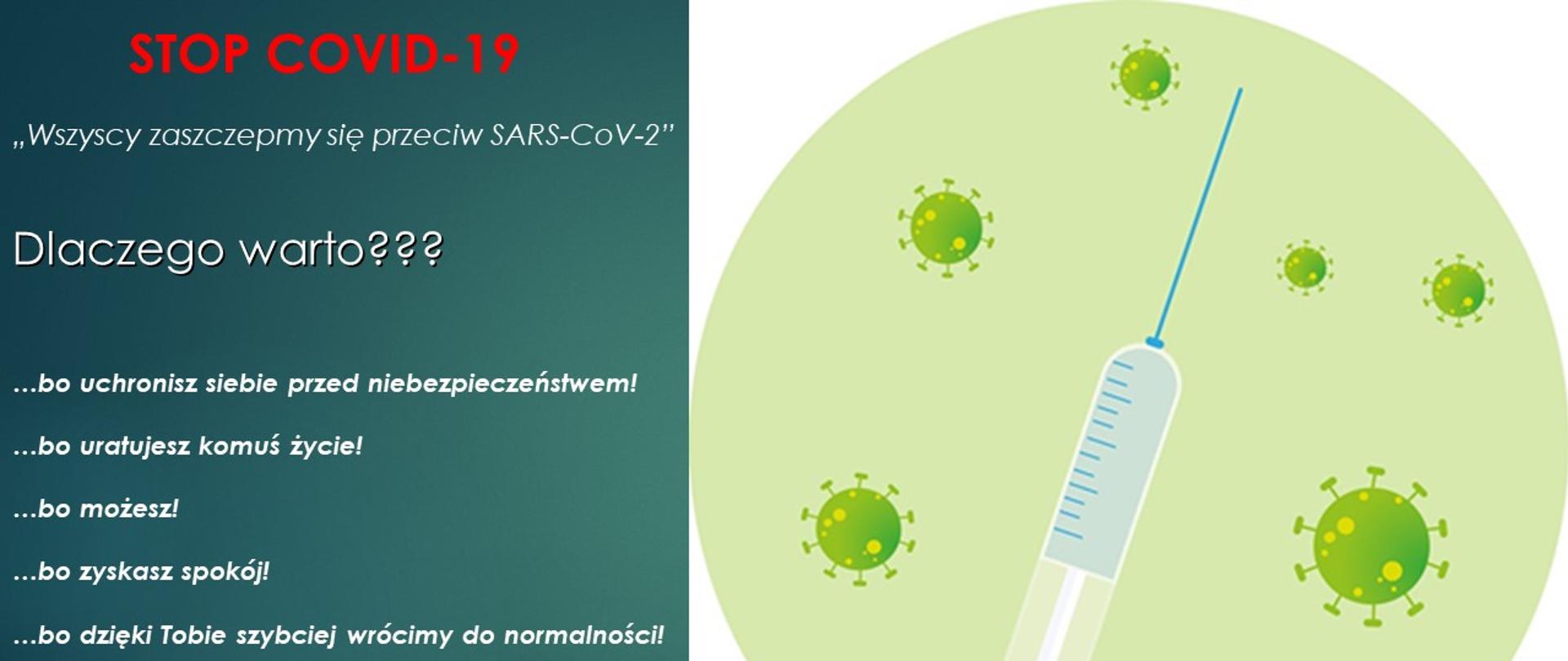 Plakat - szczepmy się