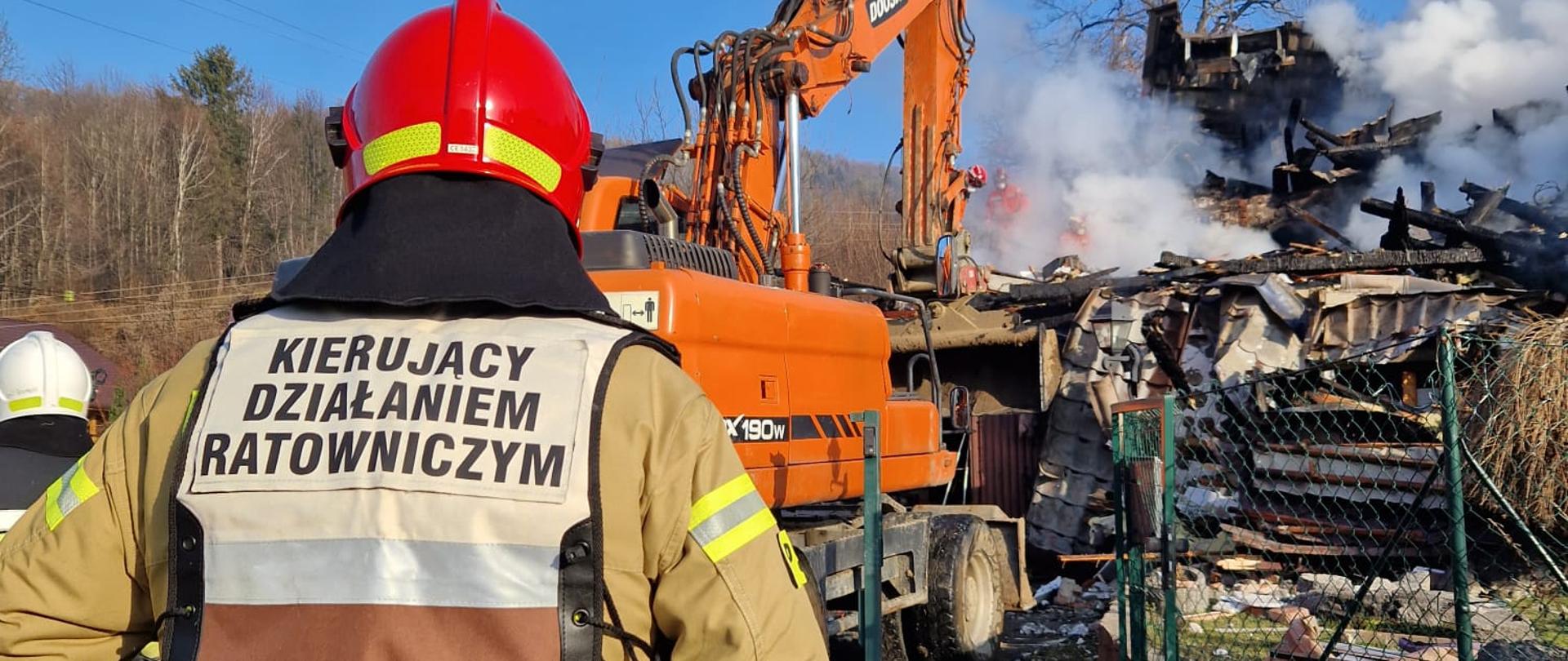 Wybuch i zawalenie się budynku dwurodzinnego w Ustroniu 