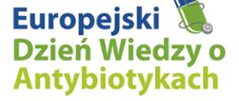 napis Europejski dzień o wiedzy o antybiotykach i cześć logo akcji