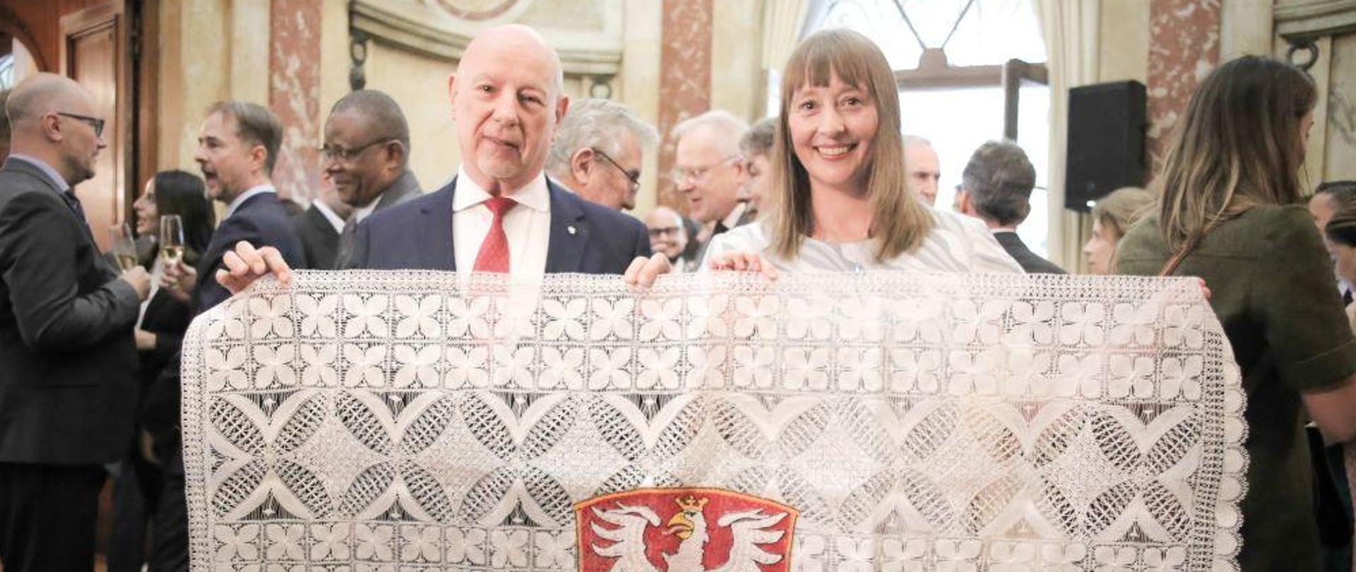 Jorge Anibal Goldenberg, el Consul Honorario de Polonia en Asuncion.