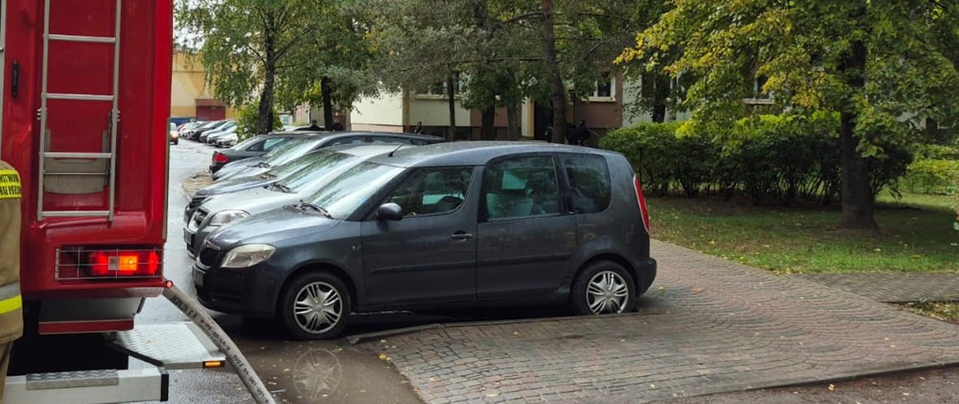 Strażacy podczas działań