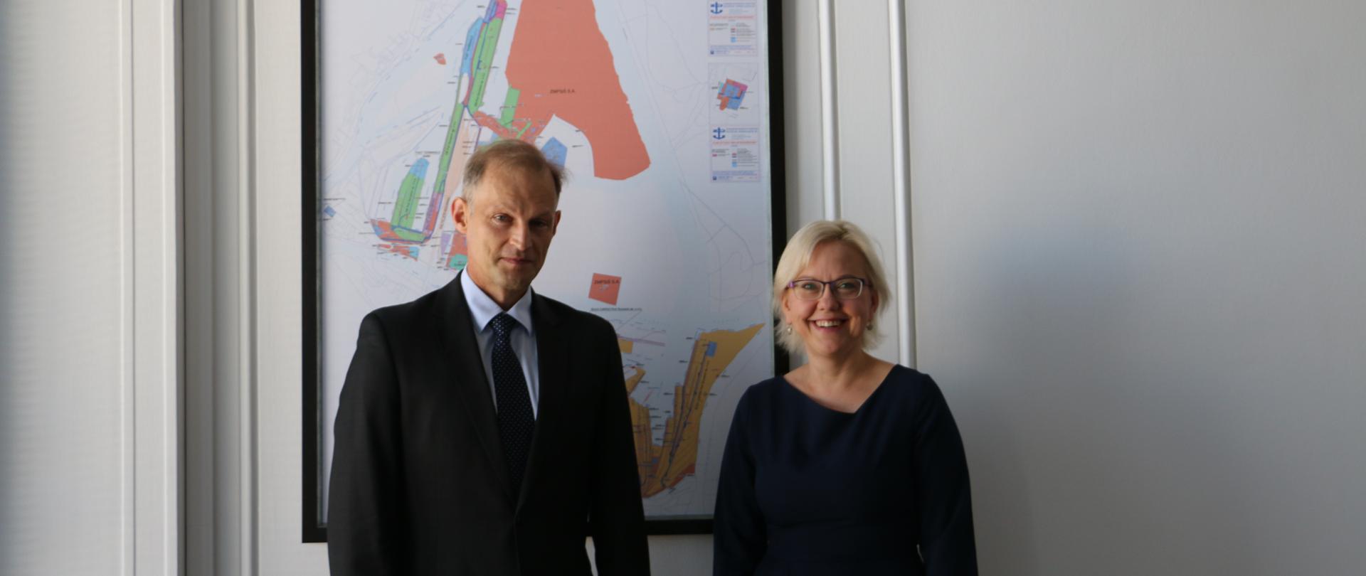 po prawej Anna Moskwa po lewej Wojciech Zajączkowski