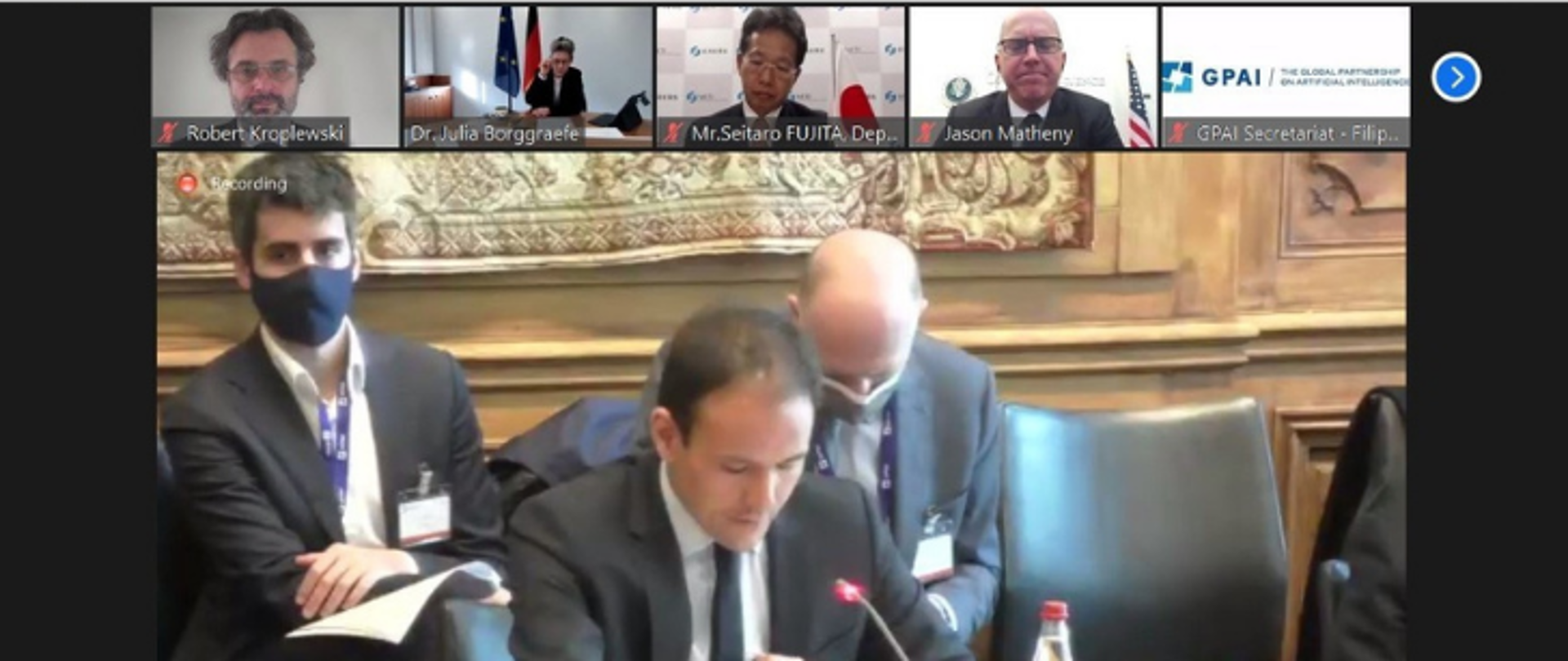  Spotkanie online uczestników Szczytu Globalnego Partnerstwa dla AI (GPAI)