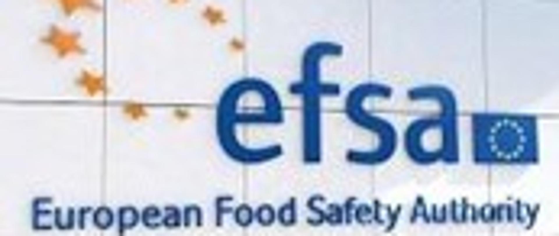 logo European Food Safety Authority okrąg ze złotych gwiazd oraz flaga Unii Europejskiej