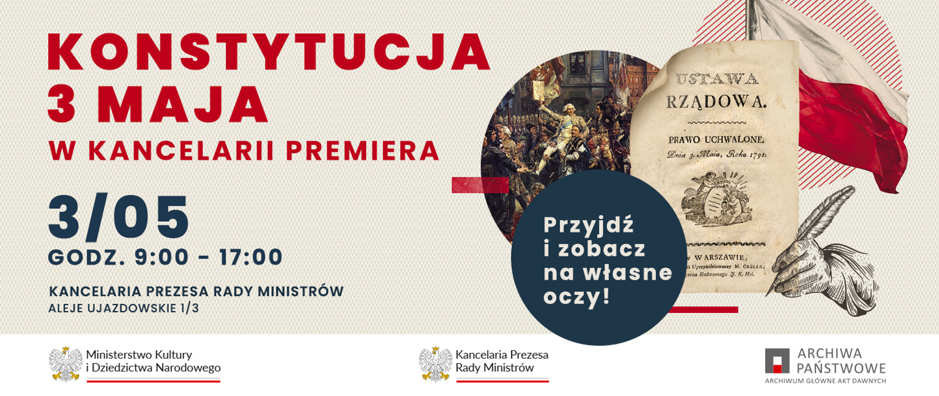 Oryginał Konstytucji 3 Maja po raz pierwszy w Kancelarii Premiera – wyjątkowa okazja dla zwiedzających — image 2