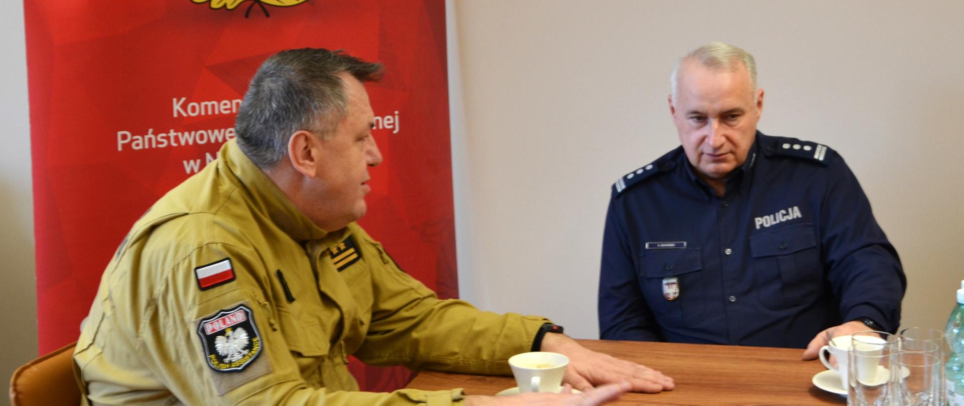 Policja i Straż Pożarna przeciwko wypalaniu traw na Sądecczyźnie