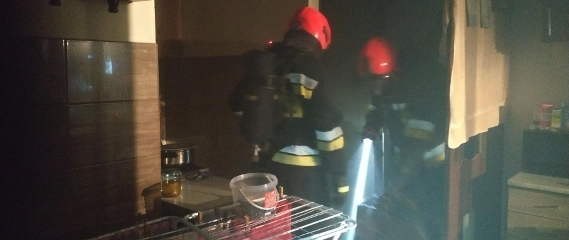 Pożar w budynku przy ul. Fabrycznej