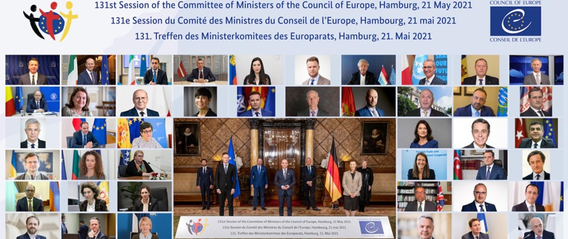 Minister Zbigniew Rau took part in the 131st session of the Committee of Ministers of the Council of Europe