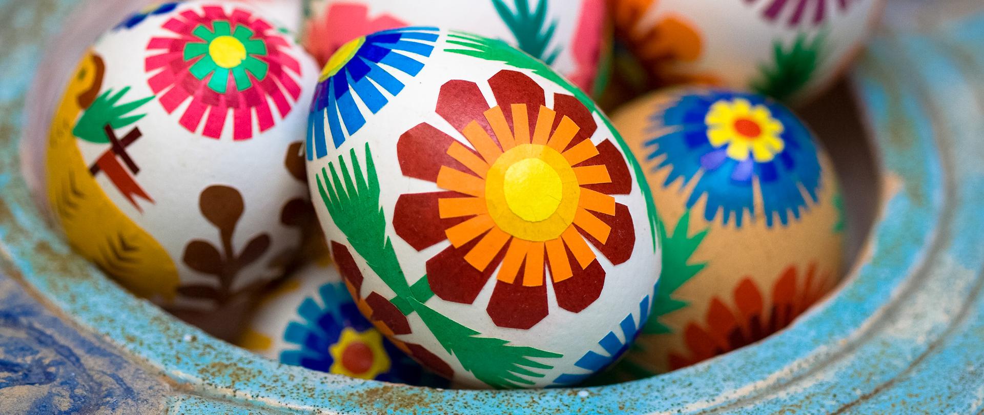Pisanki wielkanocne.